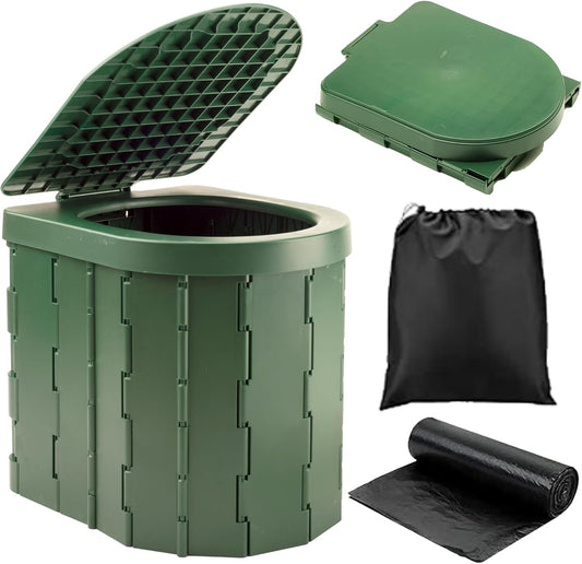 Portable Foldable Camping Toilet – For Adults & Kids